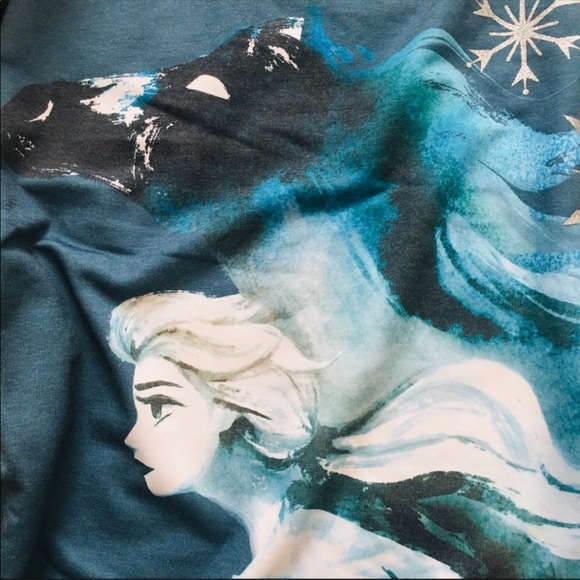 2/$45 Disney Frozen 2 Elsa Water Nokk Lounge Tunic - Picture 4 of 8